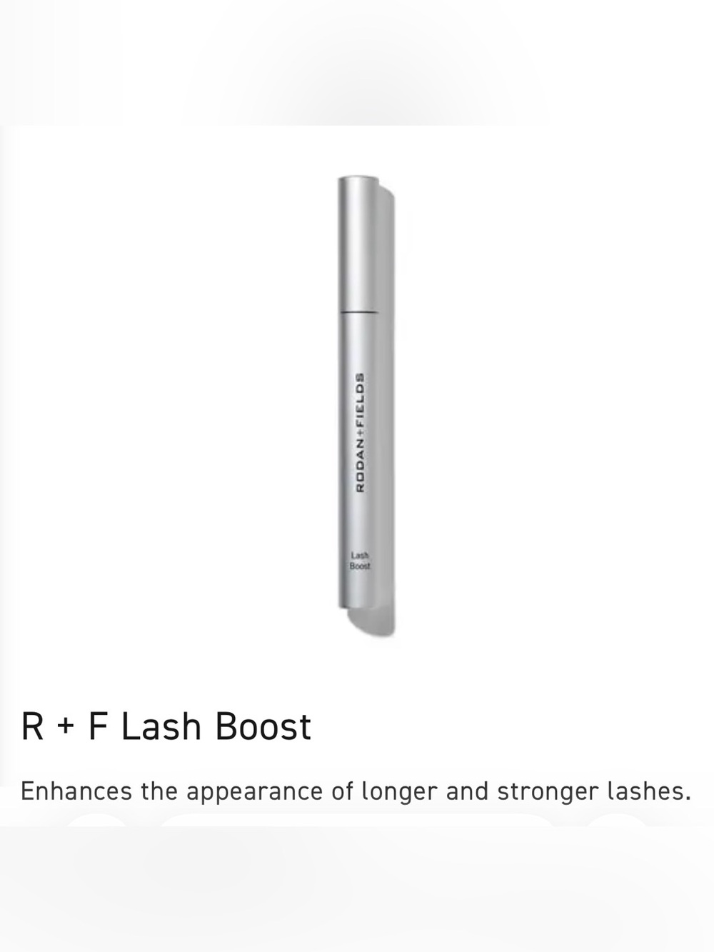 NEW Rodan + Fields R+F Lash Boost Serum 5mL | Full Size | Retail $155